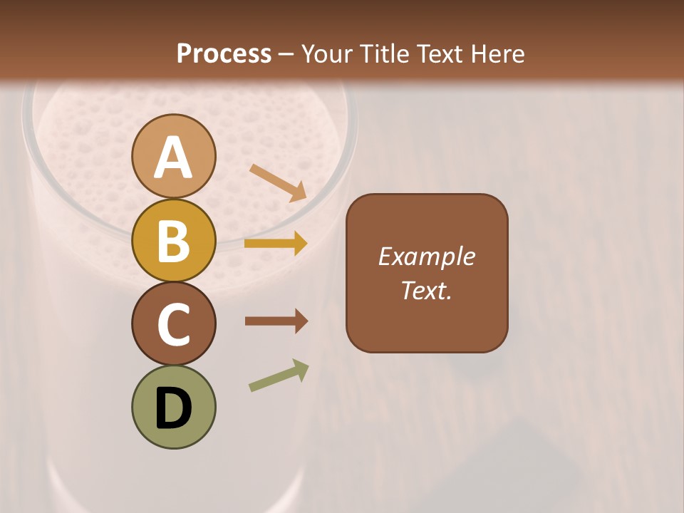 Mixed Banana Smoothie PowerPoint Template
