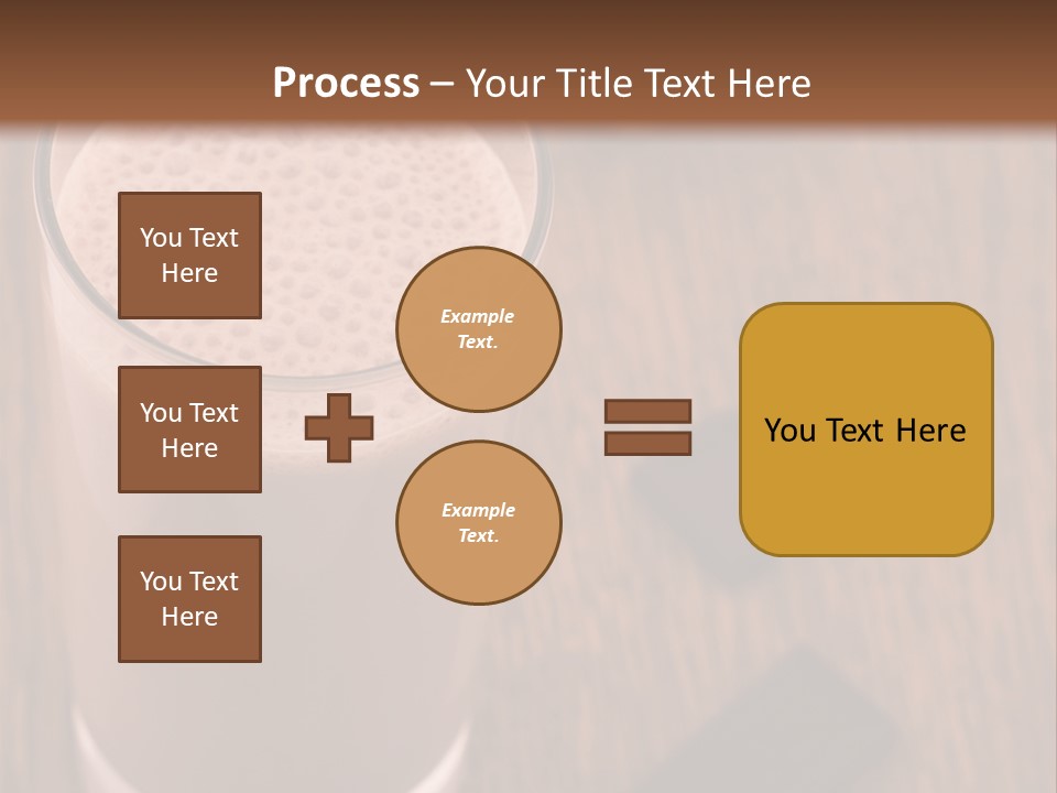 Mixed Banana Smoothie PowerPoint Template