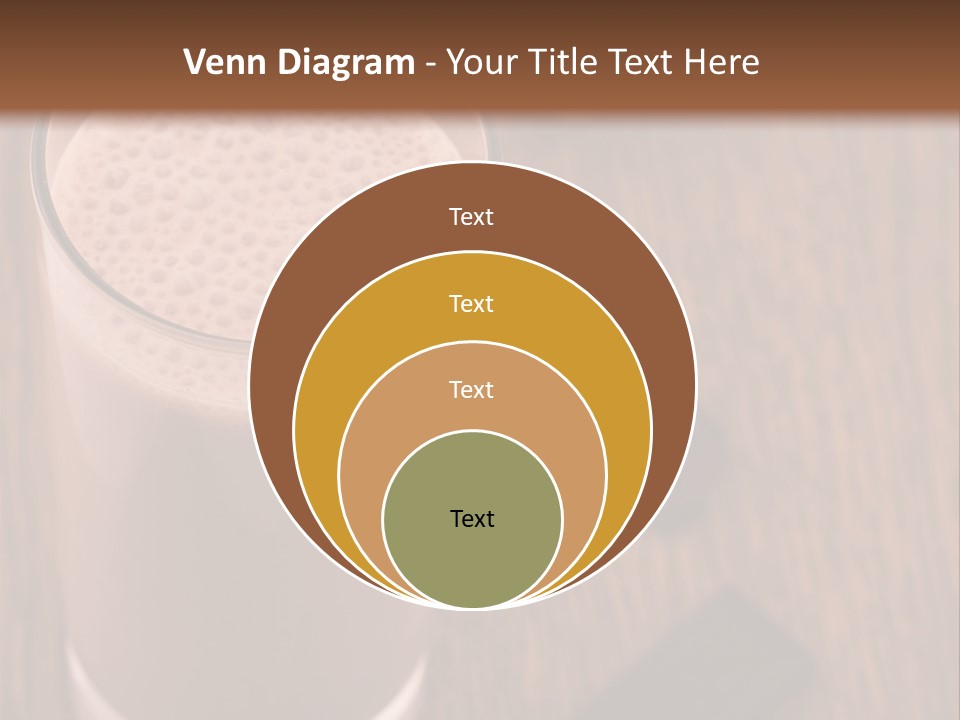 Mixed Banana Smoothie PowerPoint Template