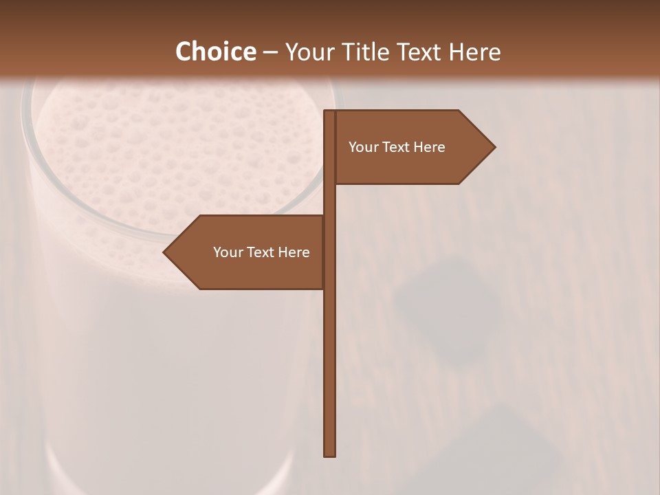 Mixed Banana Smoothie PowerPoint Template