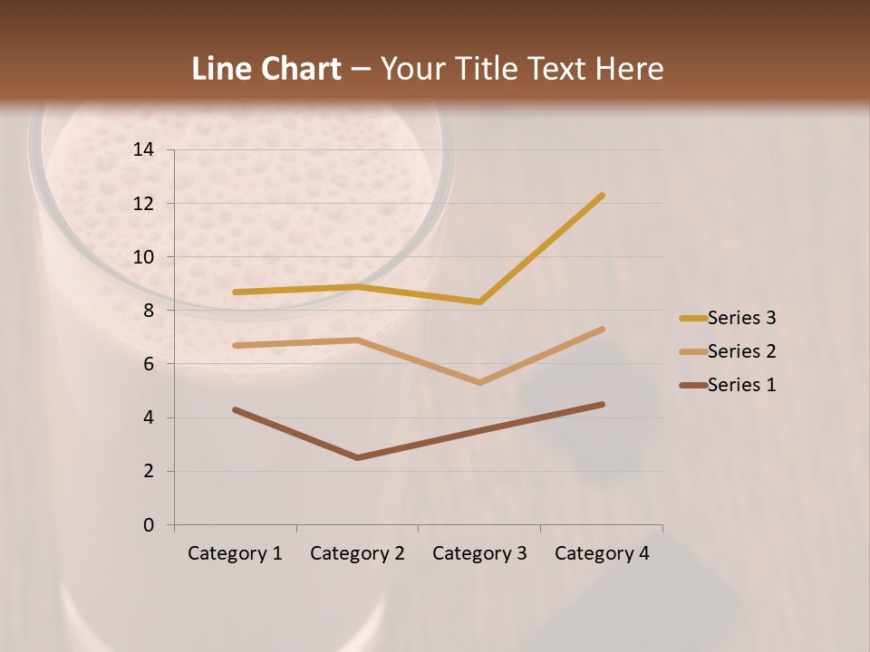 Mixed Banana Smoothie PowerPoint Template