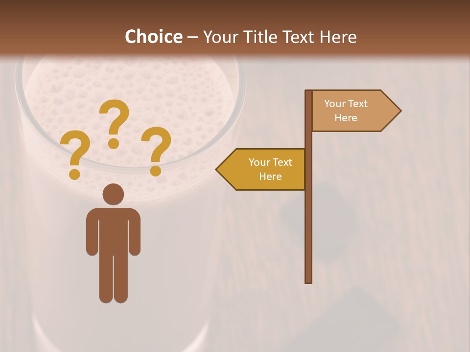 Mixed Banana Smoothie PowerPoint Template