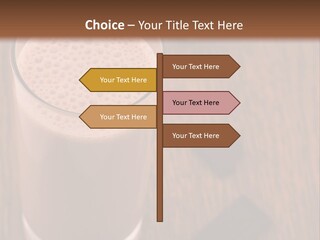 Mixed Banana Smoothie PowerPoint Template