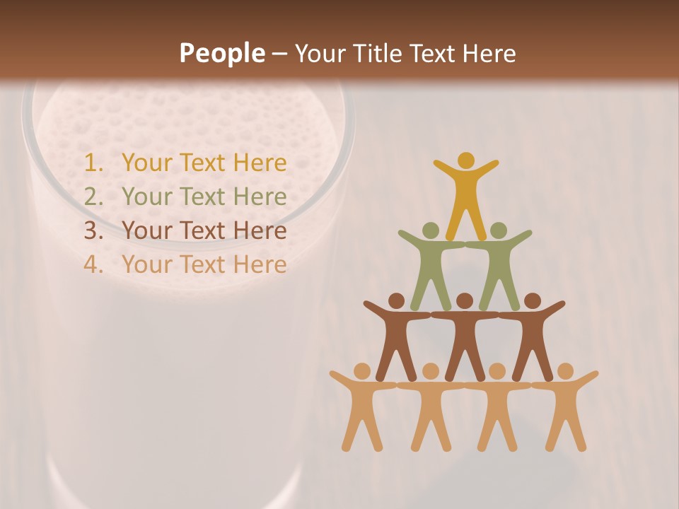 Mixed Banana Smoothie PowerPoint Template