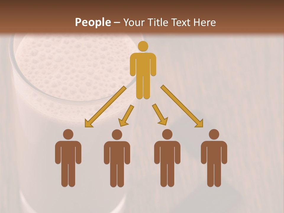 Mixed Banana Smoothie PowerPoint Template