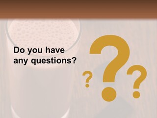 Mixed Banana Smoothie PowerPoint Template