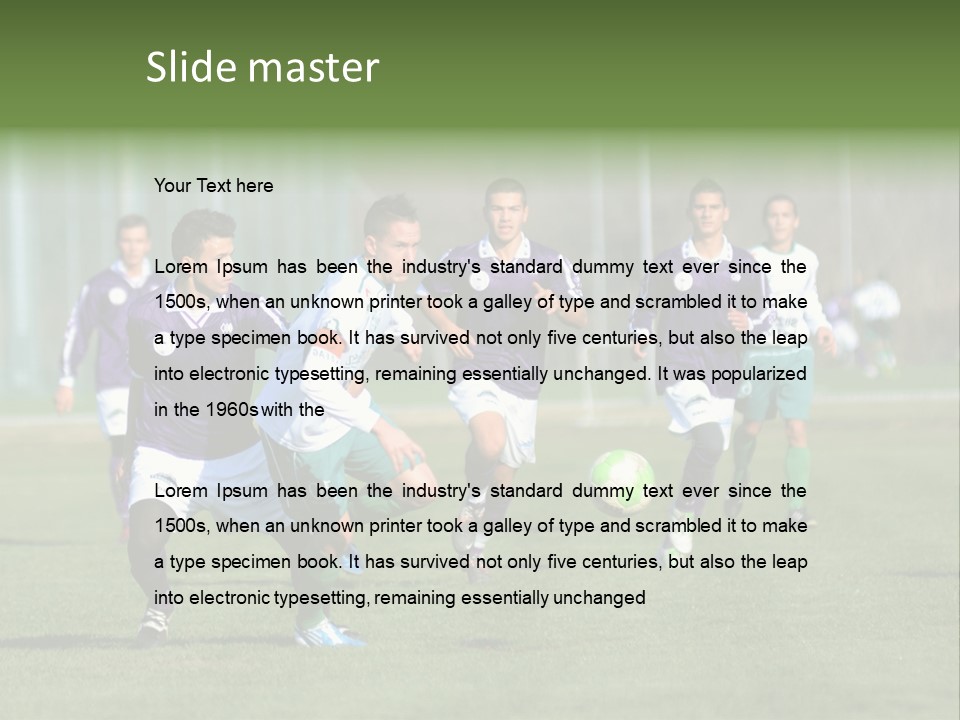 Boys Competition Child PowerPoint Template