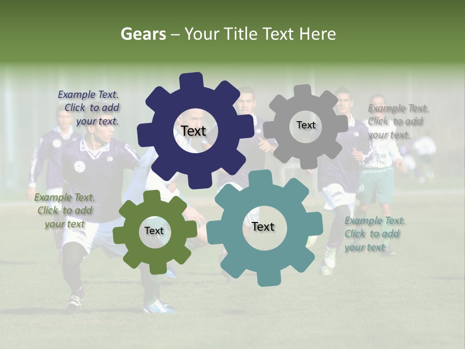 Boys Competition Child PowerPoint Template