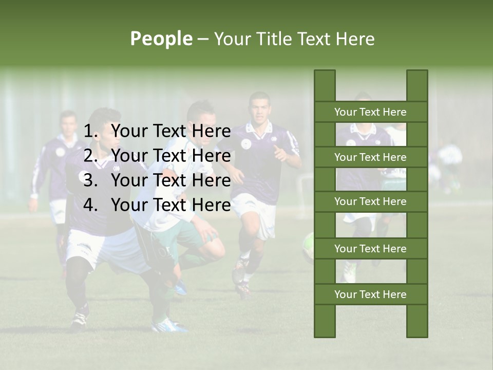 Boys Competition Child PowerPoint Template