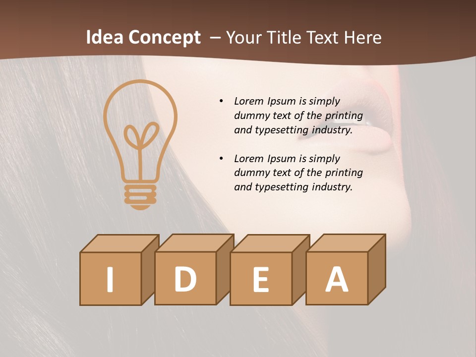 Eyes Healthcare Beautiful PowerPoint Template