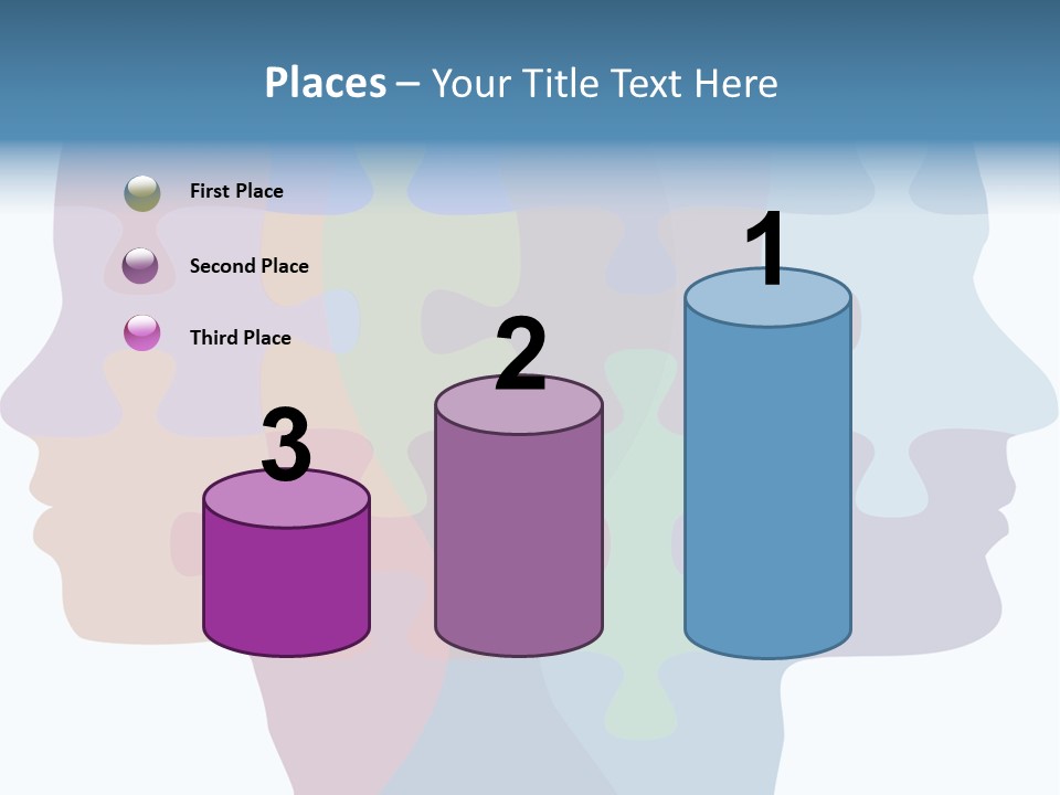 Isolated Psychology Abstract PowerPoint Template