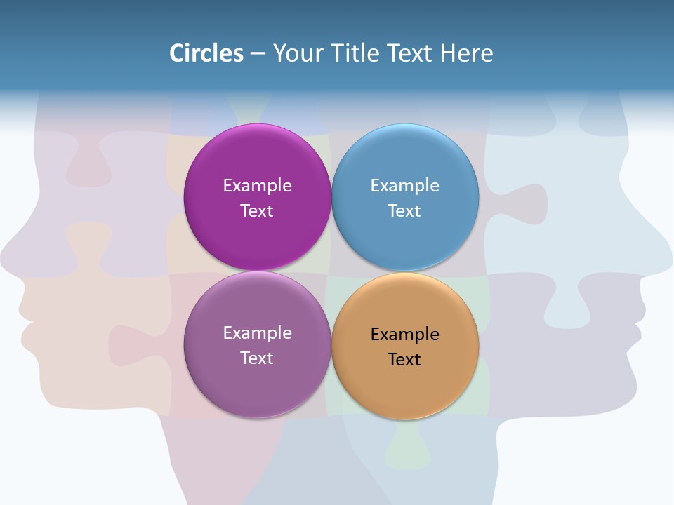 Isolated Psychology Abstract PowerPoint Template