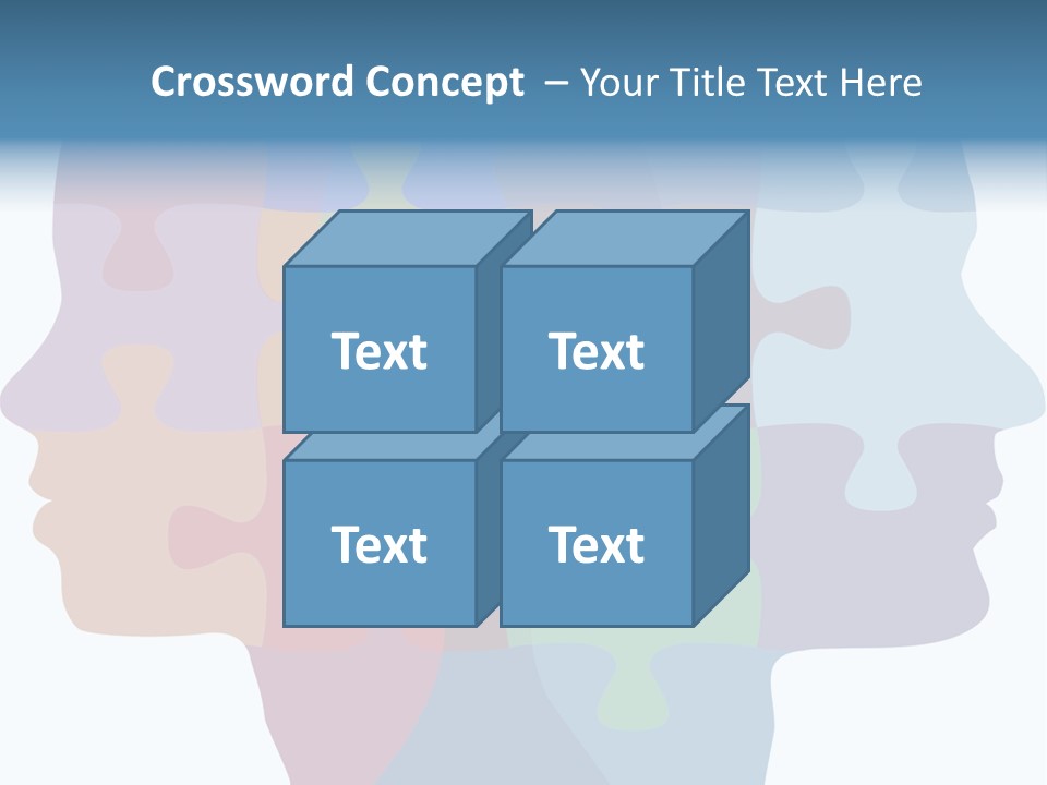 Isolated Psychology Abstract PowerPoint Template