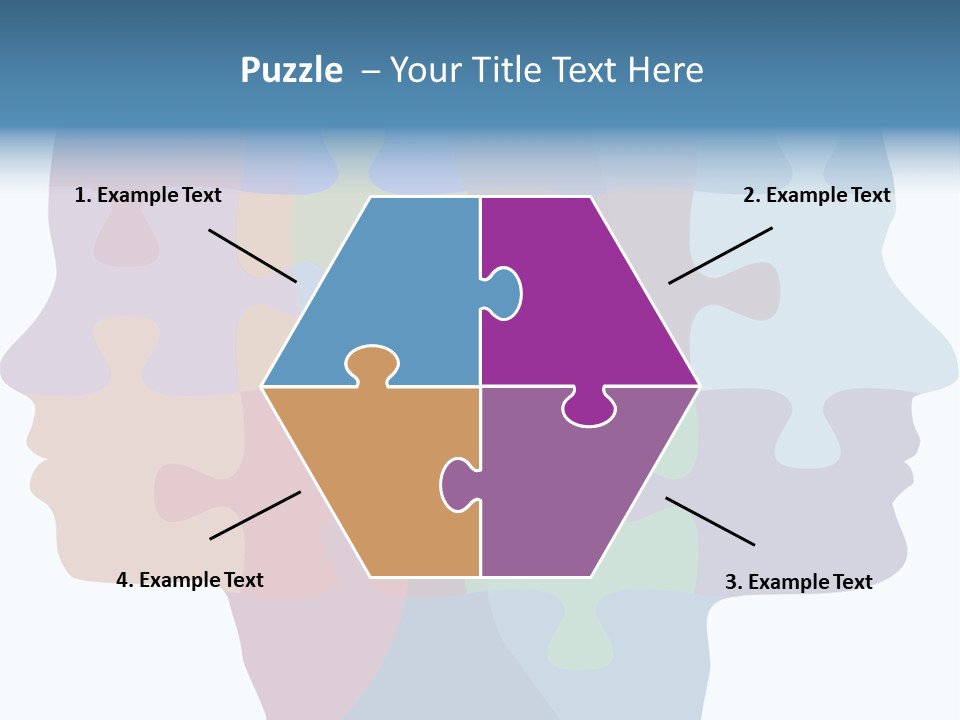 Isolated Psychology Abstract PowerPoint Template
