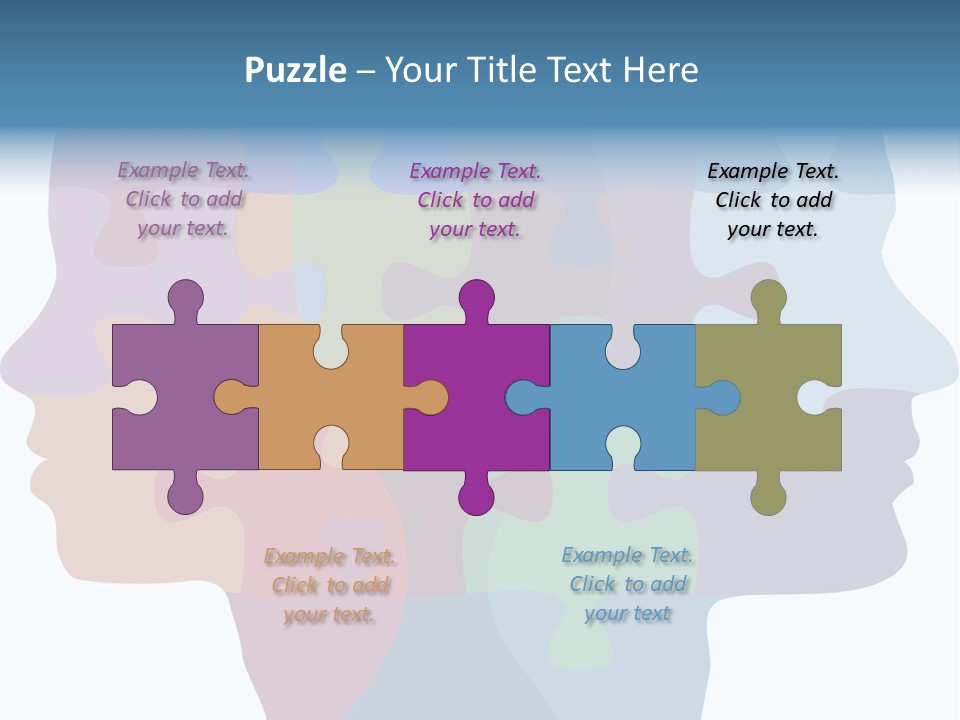 Isolated Psychology Abstract PowerPoint Template