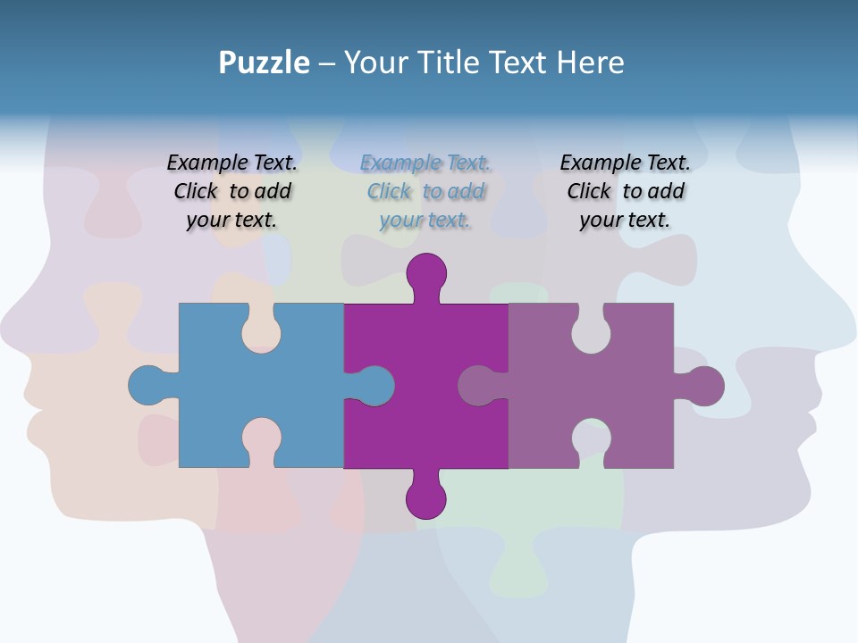 Isolated Psychology Abstract PowerPoint Template