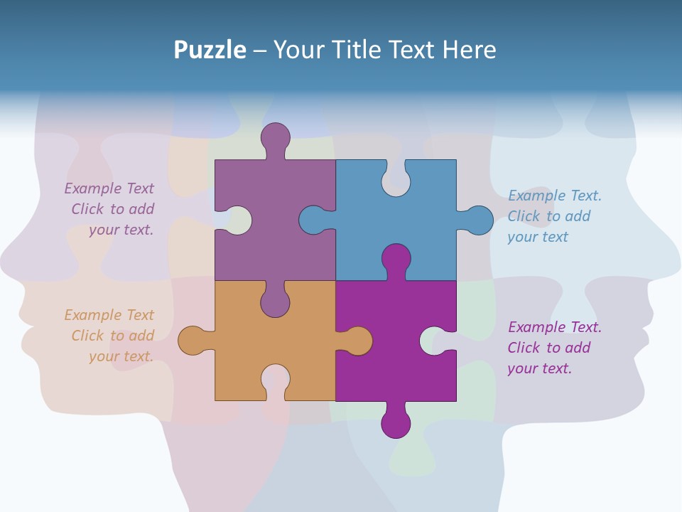 Isolated Psychology Abstract PowerPoint Template