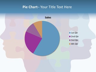 Isolated Psychology Abstract PowerPoint Template