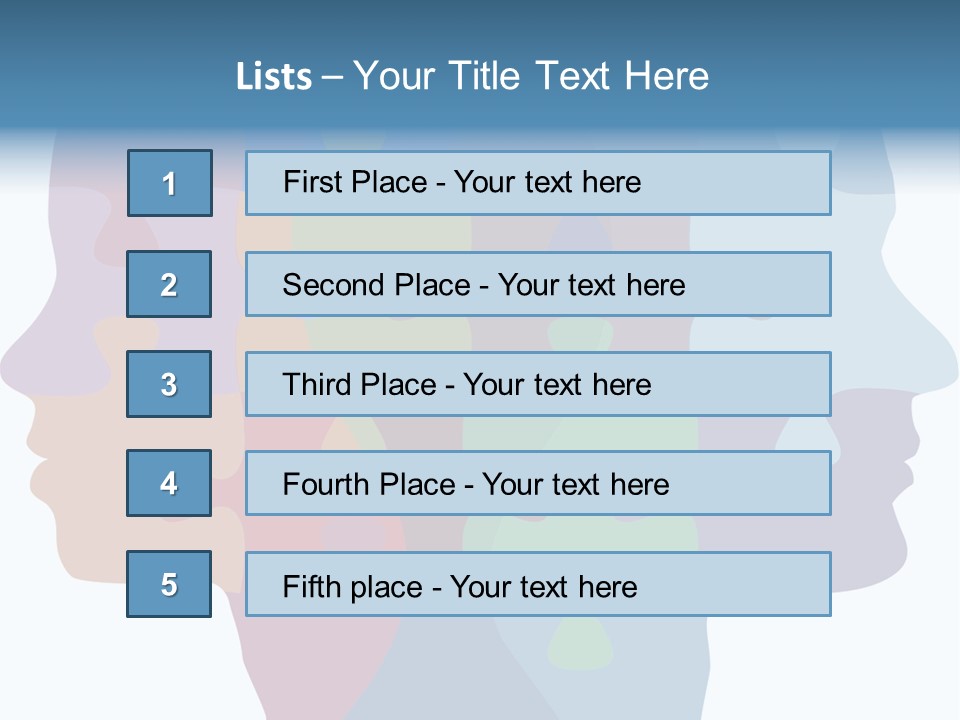 Isolated Psychology Abstract PowerPoint Template