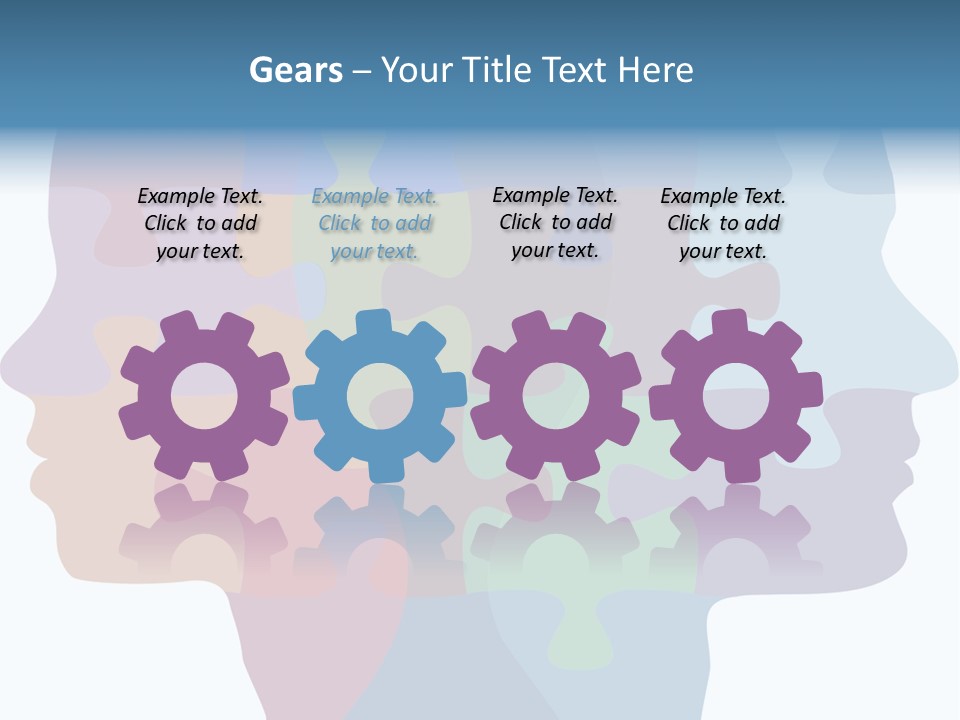 Isolated Psychology Abstract PowerPoint Template