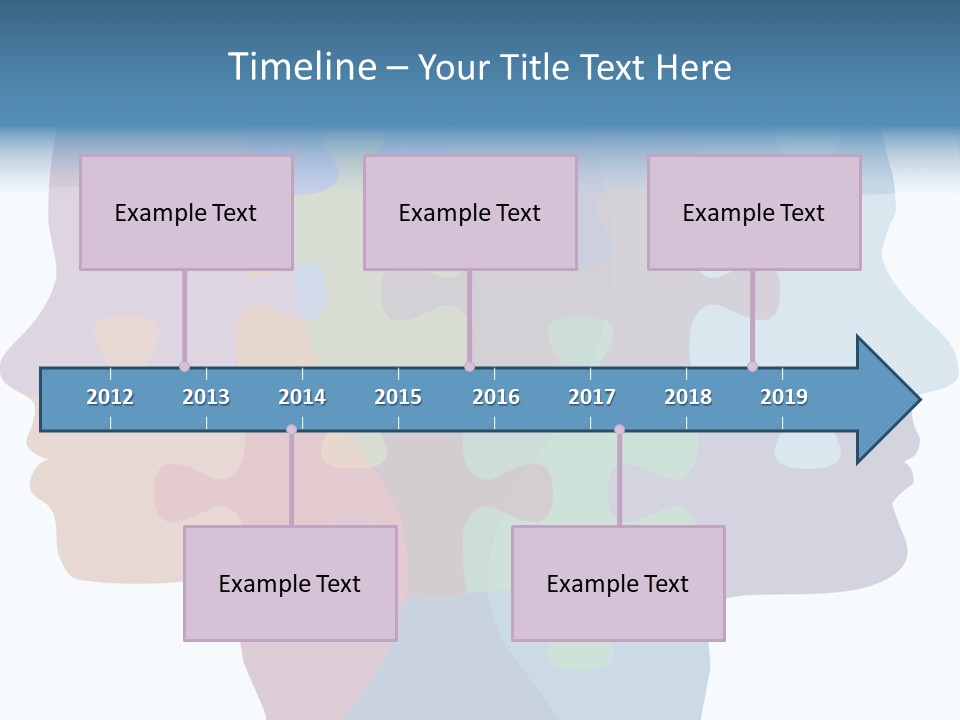 Isolated Psychology Abstract PowerPoint Template