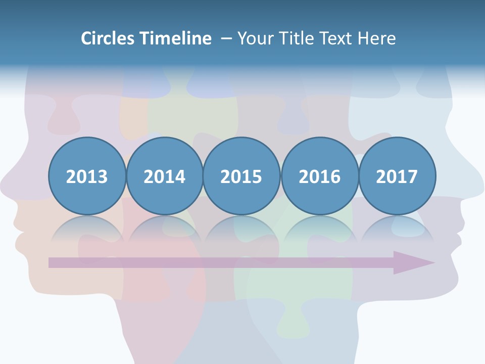 Isolated Psychology Abstract PowerPoint Template