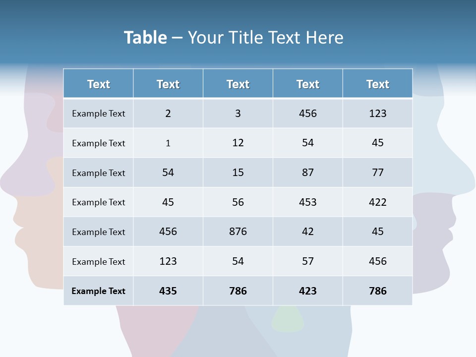 Isolated Psychology Abstract PowerPoint Template