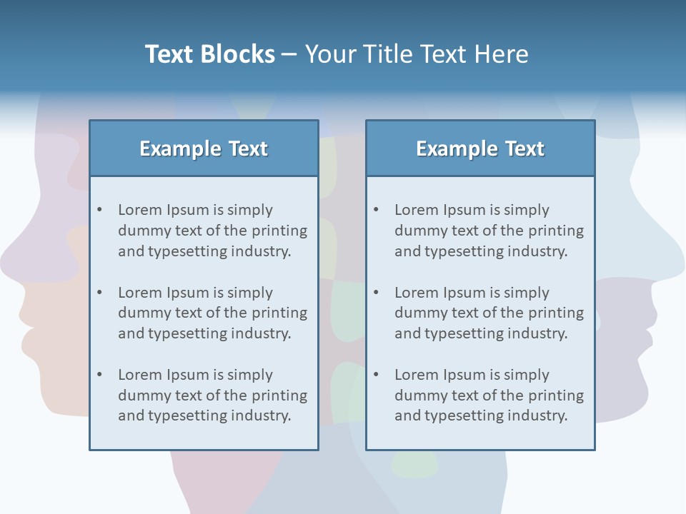 Isolated Psychology Abstract PowerPoint Template