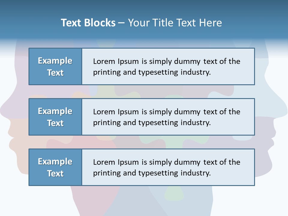 Isolated Psychology Abstract PowerPoint Template