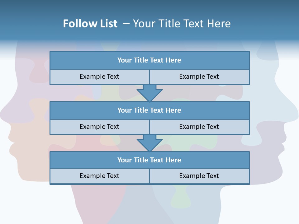 Isolated Psychology Abstract PowerPoint Template