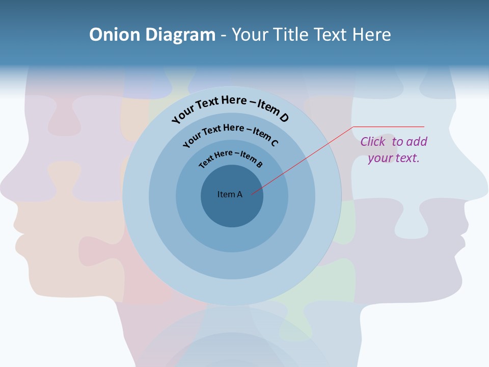 Isolated Psychology Abstract PowerPoint Template