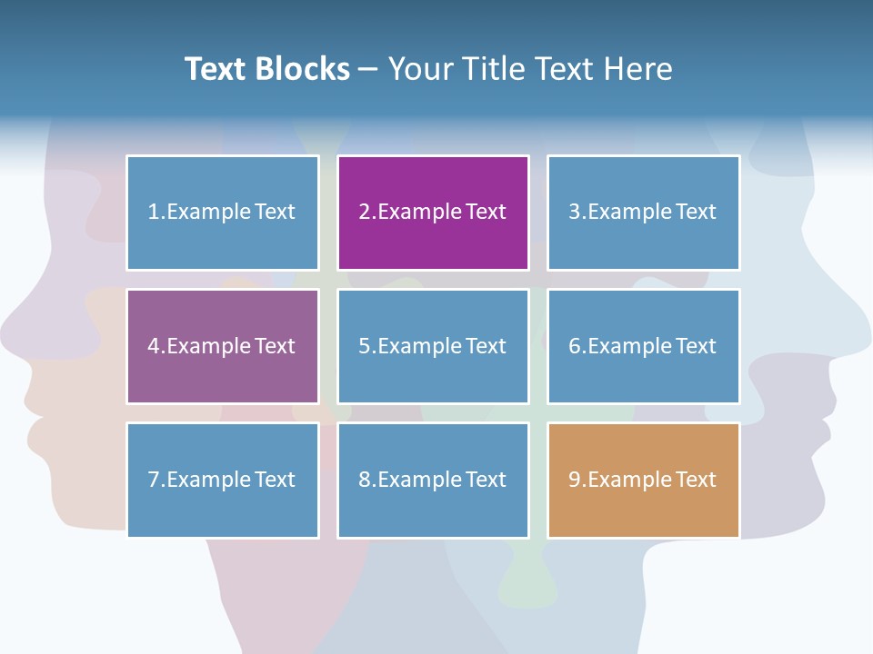 Isolated Psychology Abstract PowerPoint Template