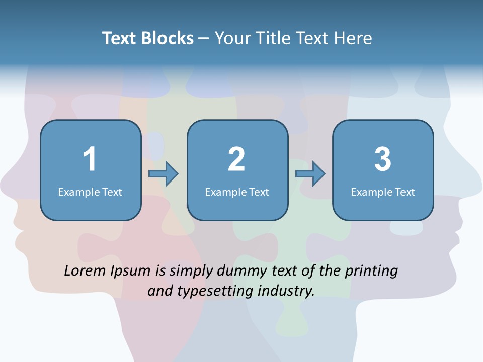 Isolated Psychology Abstract PowerPoint Template
