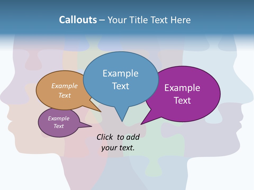 Isolated Psychology Abstract PowerPoint Template