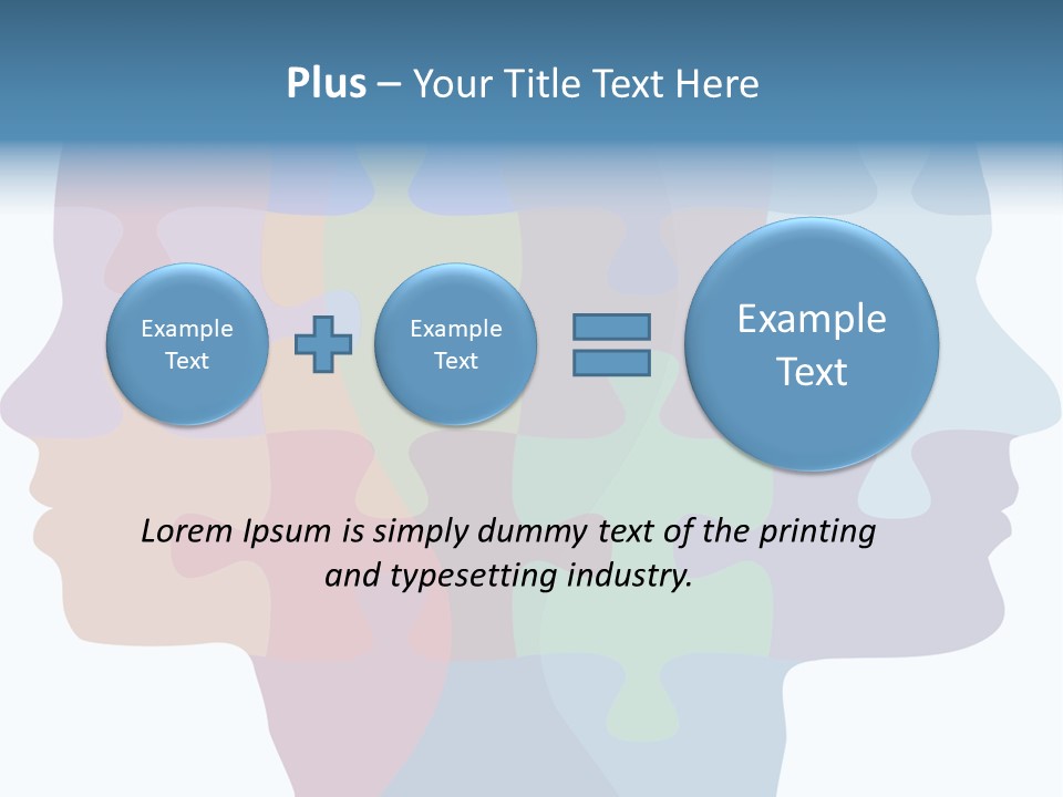 Isolated Psychology Abstract PowerPoint Template