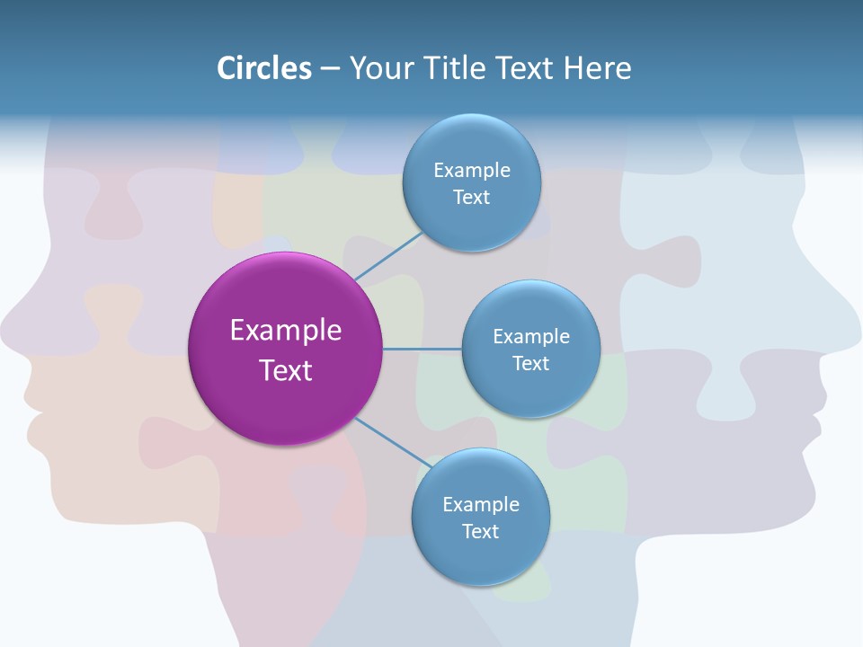Isolated Psychology Abstract PowerPoint Template