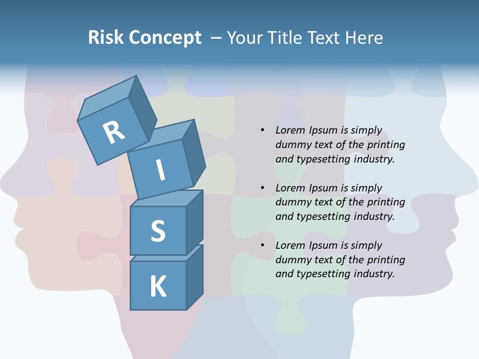 Isolated Psychology Abstract PowerPoint Template