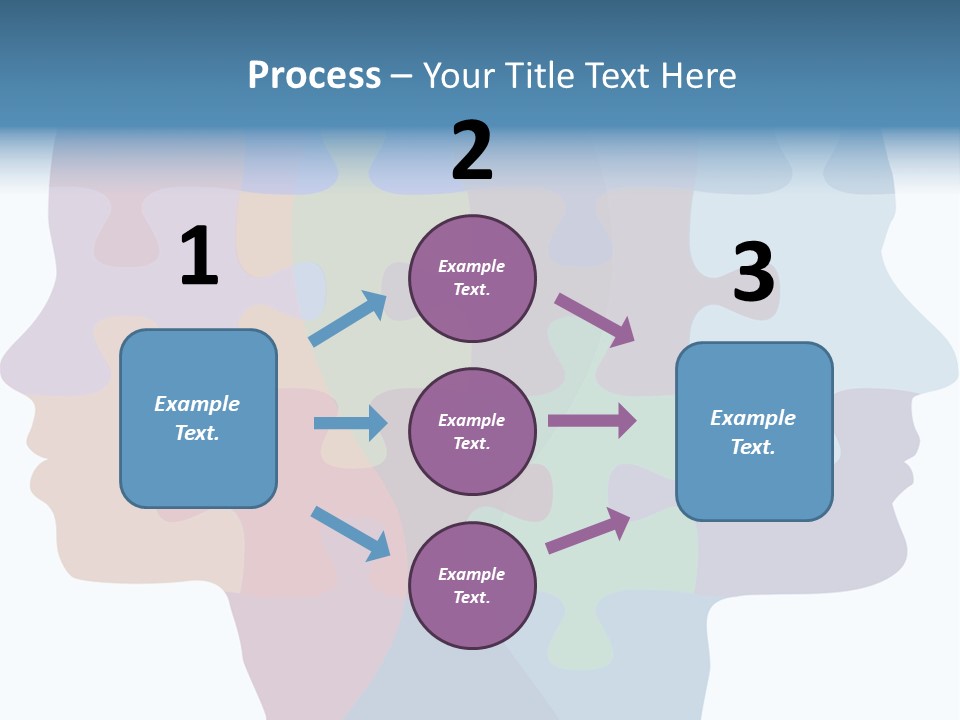 Isolated Psychology Abstract PowerPoint Template