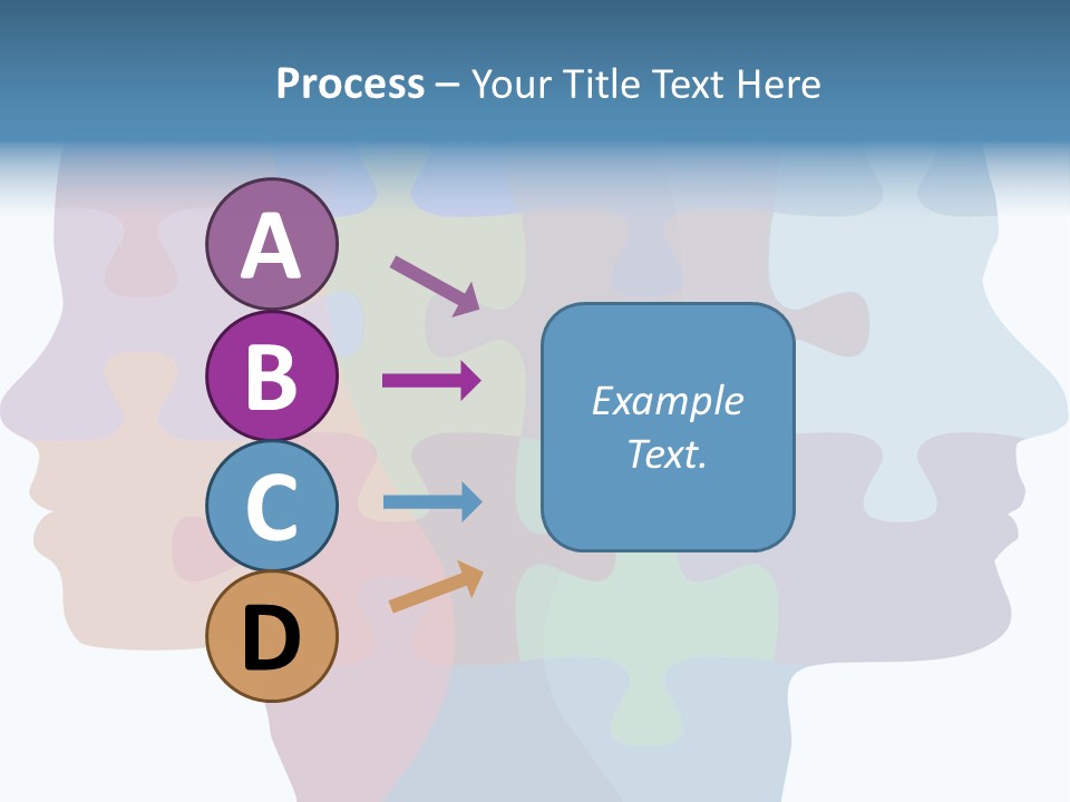 Isolated Psychology Abstract PowerPoint Template