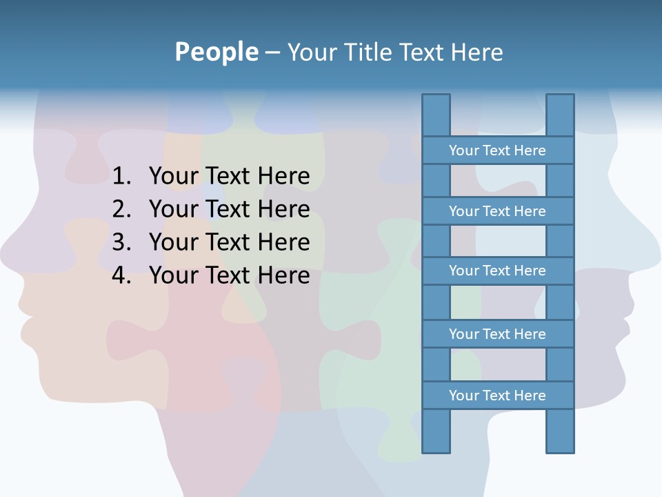 Isolated Psychology Abstract PowerPoint Template