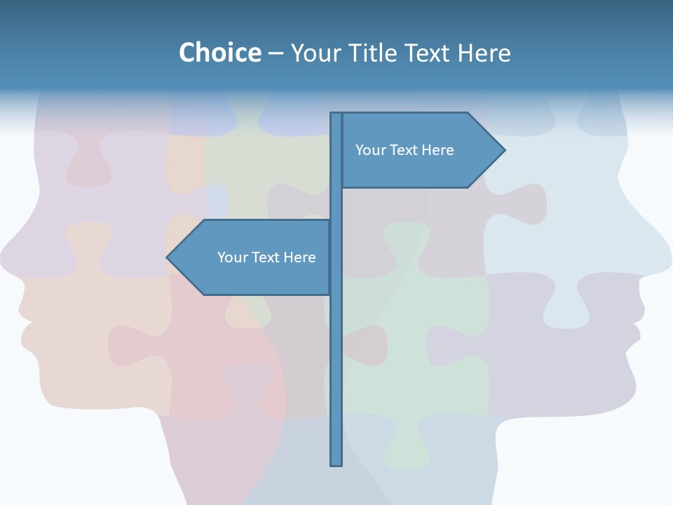 Isolated Psychology Abstract PowerPoint Template