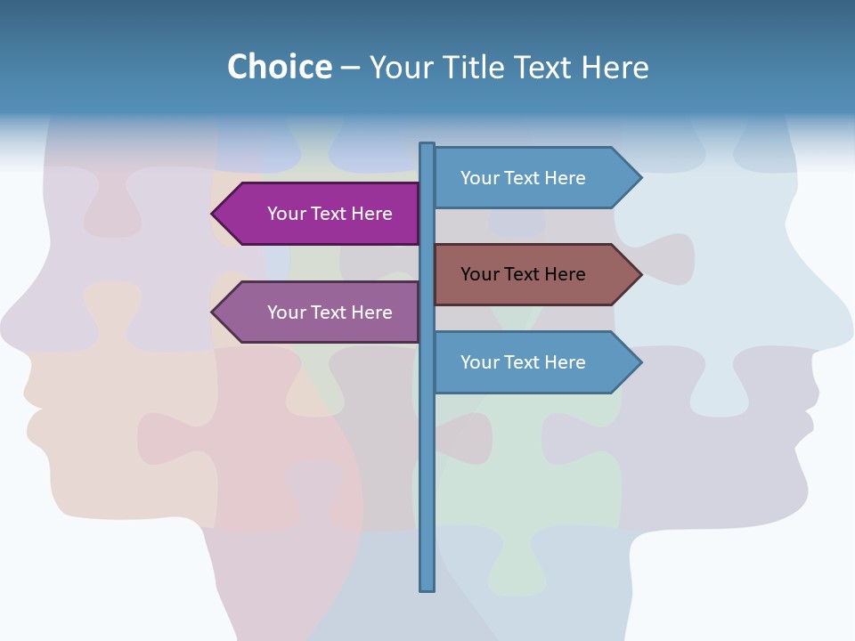 Isolated Psychology Abstract PowerPoint Template