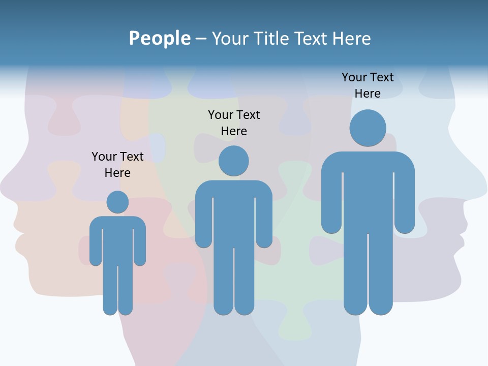 Isolated Psychology Abstract PowerPoint Template