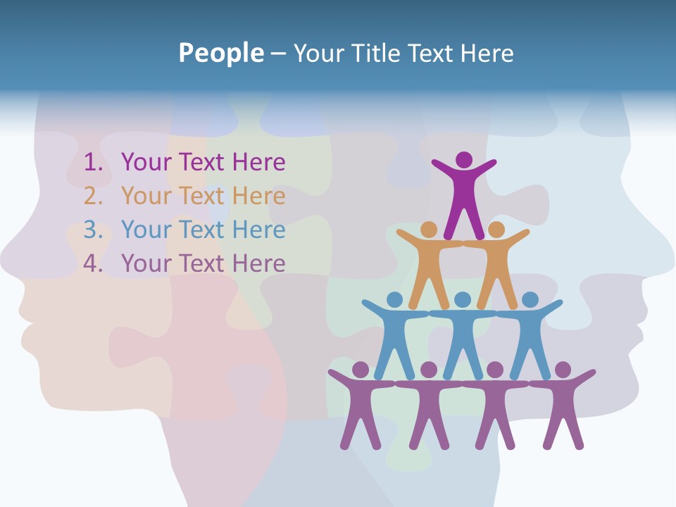 Isolated Psychology Abstract PowerPoint Template