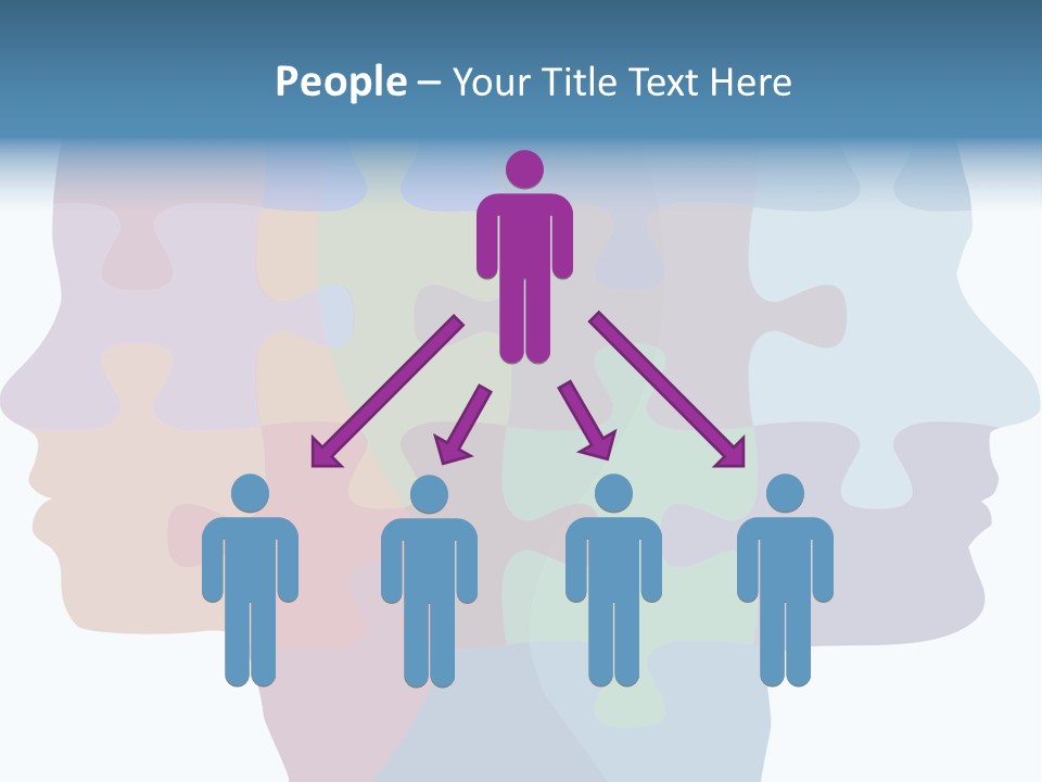 Isolated Psychology Abstract PowerPoint Template