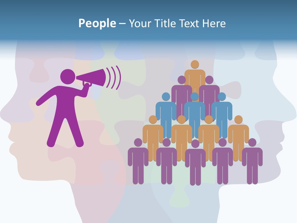 Isolated Psychology Abstract PowerPoint Template