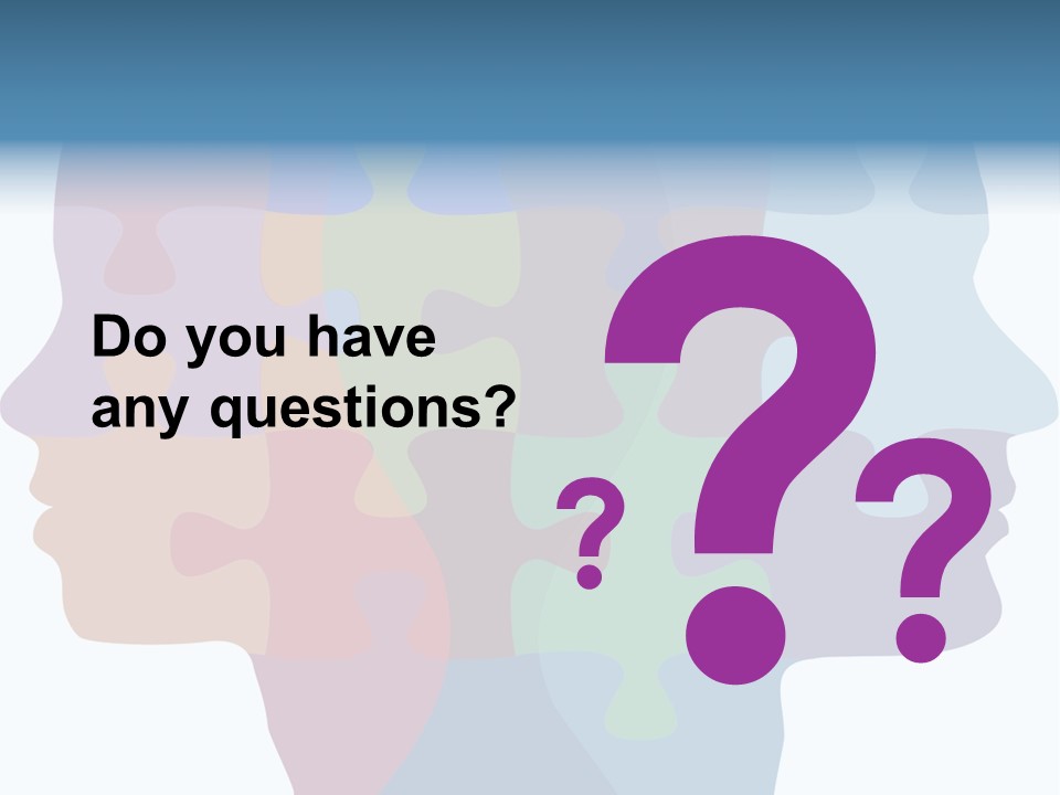 Isolated Psychology Abstract PowerPoint Template