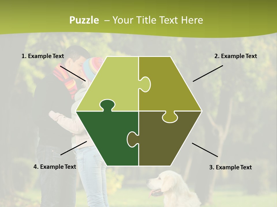 Guy Scene Hug PowerPoint Template