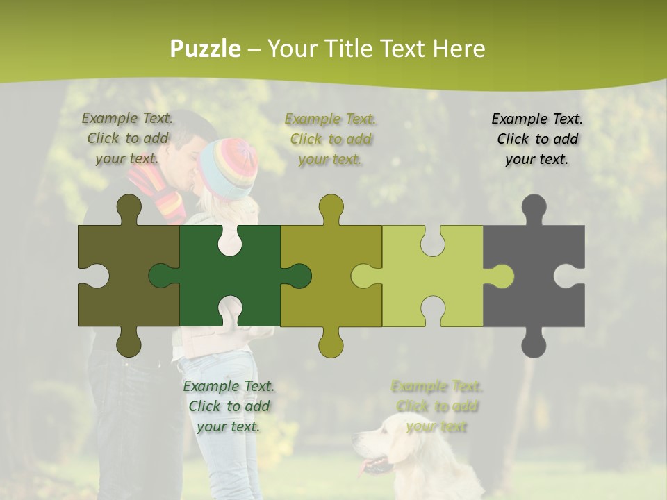 Guy Scene Hug PowerPoint Template