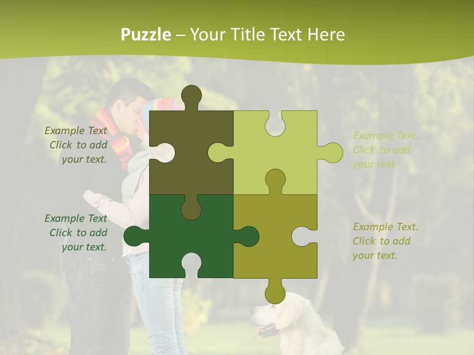 Guy Scene Hug PowerPoint Template